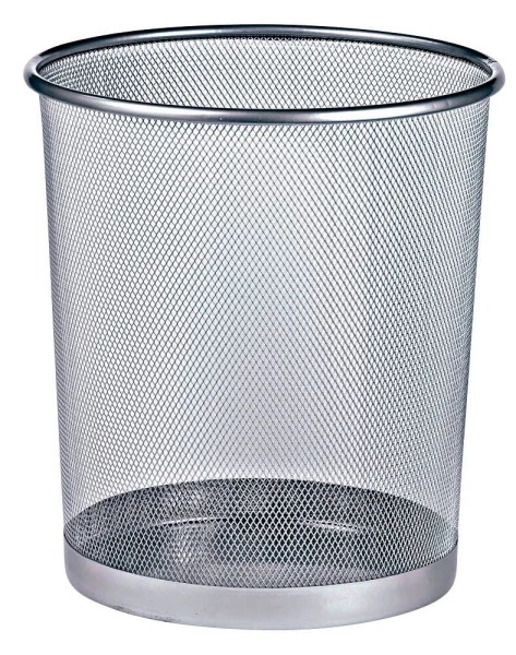 Zeller Meshline Papierkorb 12,0 l grau, 1 St.