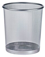 Zeller Meshline Papierkorb 12,0 l grau, 1 St.