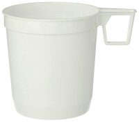 STARPAK Einweg-Kaffeetassen weiß 0,25 l, 40 St.