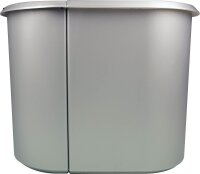 helit the double Mülltrenner 20,0 + 9,0 l silber, 1 St.