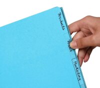 ELBA Personalhefter chic ULTIMATE Karton blau DIN A4 5x kaufmännische Heftung, 5 St.