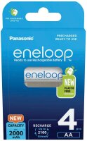 eneloop Akkus Ni-MH Mignon AA 2.000 mAh, 4 St.