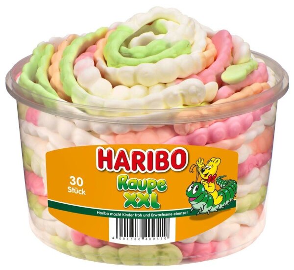 HARIBO Raupe XXL  30 St./960,0 g, 30 St.