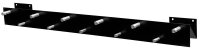 SZ Metall Wandgarderobe 50135 schwarz Metall 11 Haken...