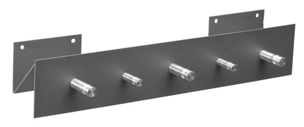 SZ Metall Wandgarderobe 52124 silber Metall 5 Haken 50,0 x 9,0 cm, 1 St.