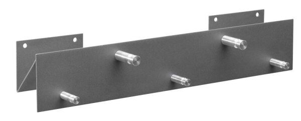 SZ Metall Wandgarderobe 52134 silber Metall 5 Haken 50,0 x 9,0 cm, 1 St.
