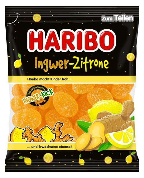 HARIBO Ingwer Zitrone Fruchtgummi 160,0 g, 1 Pack