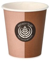 STARPAK Einweg-Kaffeebecher beige 0,2 l, 50 St.