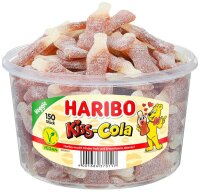 HARIBO Kiss-Cola Fruchtgummi 150 St./1350,0 g, 150 St.