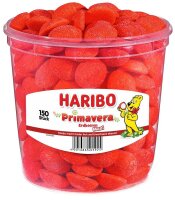 HARIBO Primavera Erdbeeren Maxi-Größe  150...