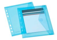 FolderSys Dokumententaschen DIN A5 farbsortiert genarbt 0,20 mm, 10 St.