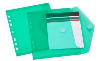FolderSys Dokumententaschen DIN A5 farbsortiert genarbt 0,20 mm, 10 St.