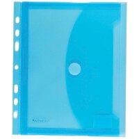 FolderSys Dokumententaschen DIN A5 farbsortiert genarbt 0,20 mm, 10 St.