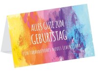 LUMA Geburtstagskarte Farbenmix LU2212 DIN B6, 1 St.