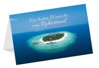 LUMA Ruhestand Karte Insel LU2240 DIN B6, 1 St.