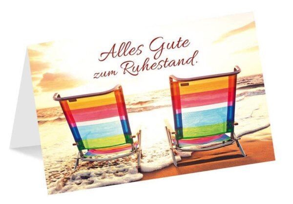 LUMA Ruhestand Karte Meerblick LU2241 DIN B6, 1 St.