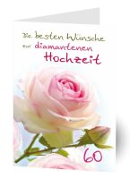 LUMA Glückwunschkarte Rose LU923 DIN B6, 1 St.