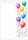 LUMA Motivpapier bunte Luftballon Motiv DIN A4 100 g/qm 50 Blatt