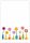 LUMA Motivpapier Blumen Motiv DIN A4 100 g/qm 50 Blatt
