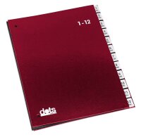 dots Pultordner 1-12, Jan.-Dez. rot, 1 St.