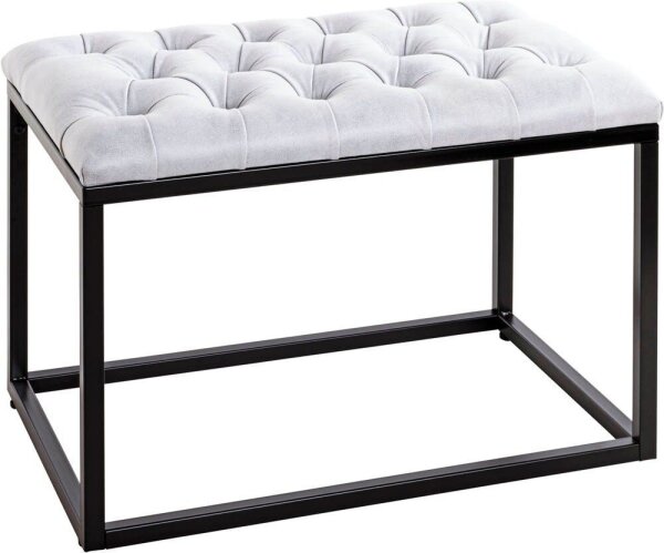 HAKU Möbel Wohnzimmer-Hocker 25127 grau, 1 St.