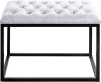 HAKU Möbel Wohnzimmer-Hocker 25127 grau, 1 St.