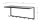 HAKU Möbel Wandgarderobe 25511 schwarz Metall 7 Haken 60,0 x 25,0 cm, 1 St.
