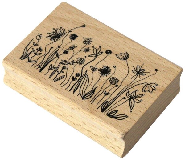 artoz Motivstempel Blumenwiese 6,0 x 4,0 cm, 1 St.