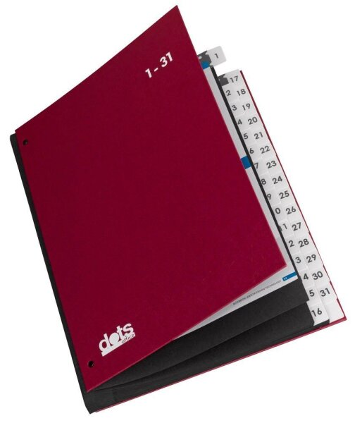 dots Pultordner 1-31 rot, 1 St.
