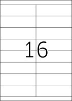 HERMA Etiketten 4264 weiß 105,0 x 33,8 mm, 100 Blatt