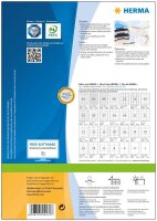 HERMA Etiketten 4272 weiß 48,3 x 25,4 mm, 100 Blatt