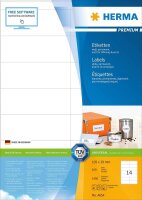 HERMA Etiketten 4654 weiß 105,0 x 39,0 mm, 100 Blatt