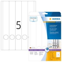 HERMA Ordneretiketten 4830 weiß, 25 Blatt