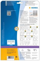 HERMA Ordneretiketten 4830 weiß, 25 Blatt
