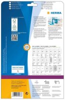 HERMA CD-Einleger 5033 weiß, 25 Blatt