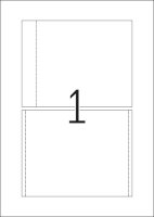 HERMA CD-Einleger 5036 weiß, 25 Blatt