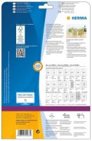 HERMA CD-Einleger 5036 weiß, 25 Blatt