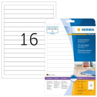 HERMA Ordneretiketten 5118 weiß, 25 Blatt
