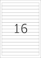 HERMA Ordneretiketten 5118 weiß, 25 Blatt