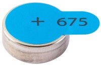 Intenso Knopfzellen PR44 / 675 Zink-Luft 1,45 V, 6 St.