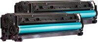 KMP H-T157D  schwarz Toner kompatibel zu HP 305X (CE410XD), 2er-Set