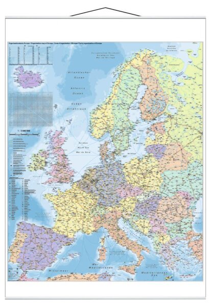 FRANKEN Europakarte Karton