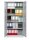 Gürkan Stahlschrank 109381 lichtgrau 4 Fachböden 92,0 x 50,0 x 195,0 cm, aufgebaut, 1 St.