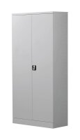 Gürkan Stahlschrank 109764 lichtgrau 4 Fachböden 92,0 x 60,0 x 195,0 cm, aufgebaut, 1 St.