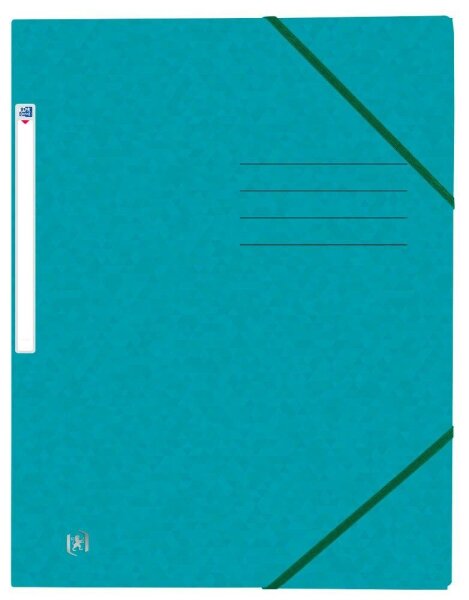 OXFORD Eckspanner TOP FILE+ DIN A4 aqua, 1 St.