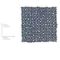 WENKO Duschmatte Paradise anthrazit 54,0 x 54,0 cm
