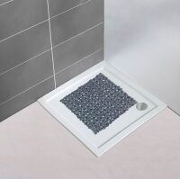 WENKO Duschmatte Paradise anthrazit 54,0 x 54,0 cm