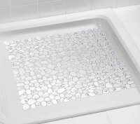 WENKO Duschmatte Paradise silber 54,0 x 54,0 cm