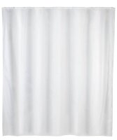 WENKO Duschvorhang Uni weiß 180,0 x 200,0 cm