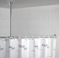 WENKO Metall Deckenstütze für Duschvorhangstange